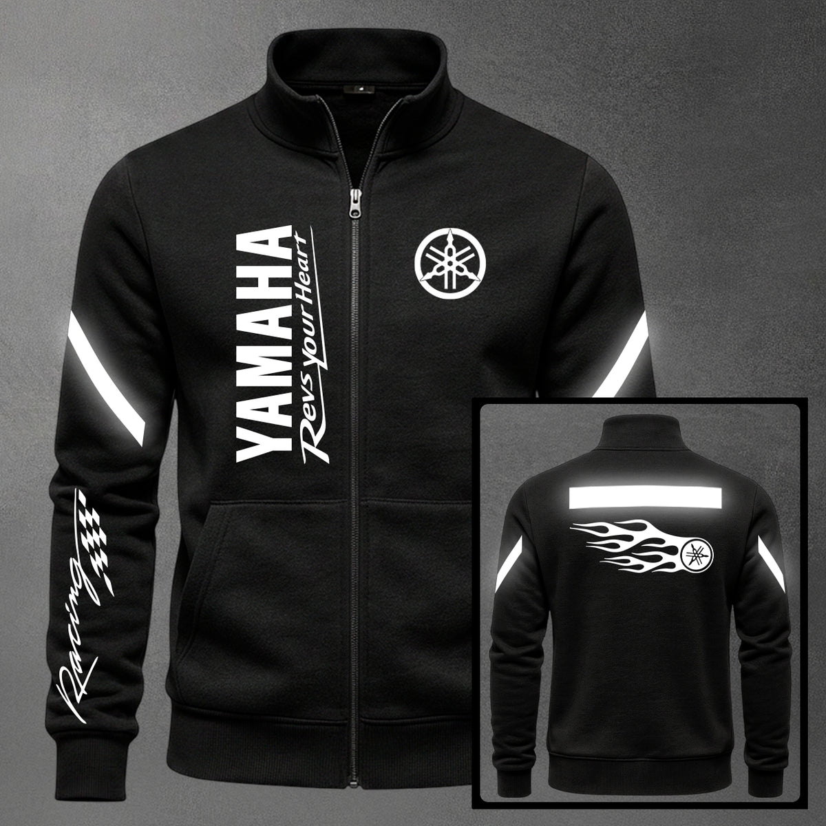 Chaqueta Reflectiva Cuello Alto